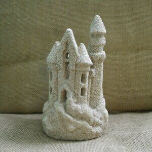 Vintage Handmade Sand Castle Candle